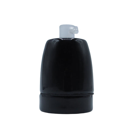 Kynda Light Fitting 'Loki' porselein - geaard | Zwart