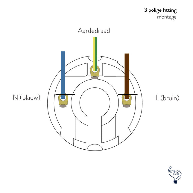 Kynda Light Fitting 'Olan' metaal Donkergrijs