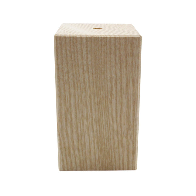 Kynda Light Fitting 'Woody' vierkant hoog Hout