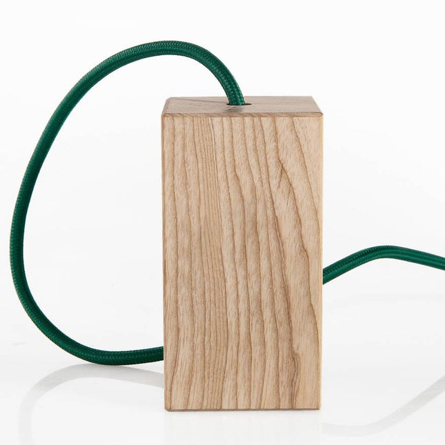 Kynda Light Fitting 'Woody' vierkant hoog Hout