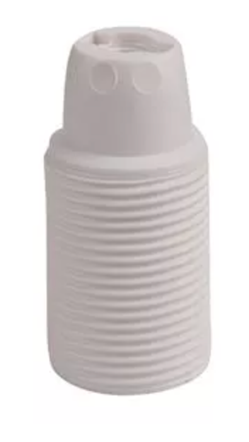 Kynda Light Kunststof E14 fitting met buitendraad | Wit