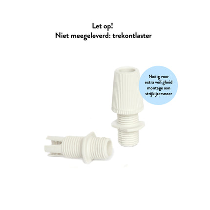 Kynda Light Kunststof E14 fitting met buitendraad | Wit