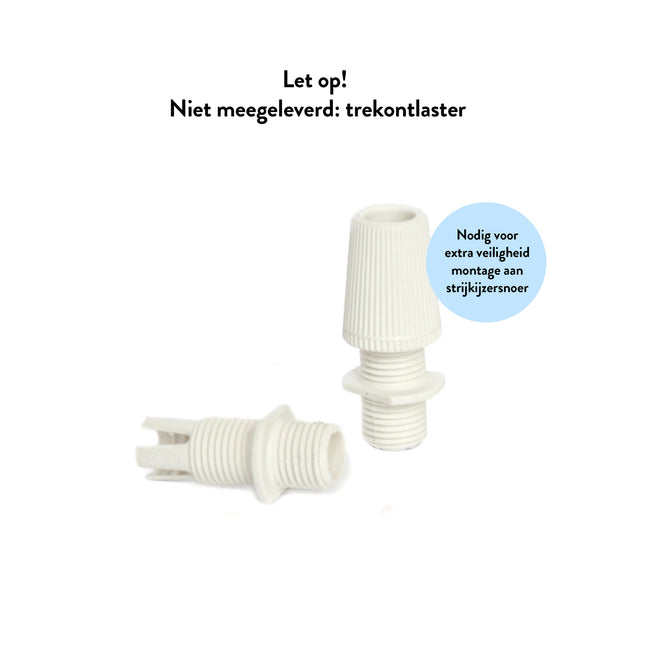 Kynda Light Kunststof E14 fitting met buitendraad | Wit