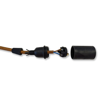 Kynda Light Kunststof E14 fitting | Zwart