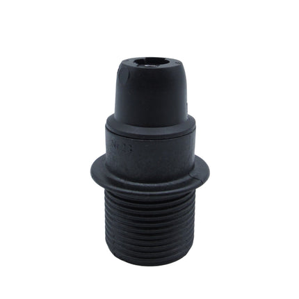 Kynda Light Kunststof Fitting E14  met flens | Zwart