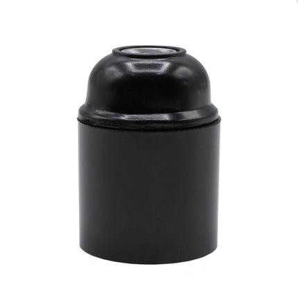 Kynda Light Kunststof fitting E27 - Bakeliet look | Zwart