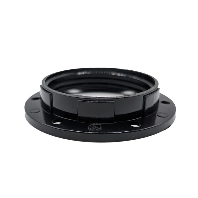 Kynda Light Kunststof schroefring E27 - Bakeliet look -  ⌀58mm | Zwart