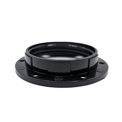 Kynda Light Kunststof schroefring E27 - Bakeliet look -  ⌀58mm | Zwart