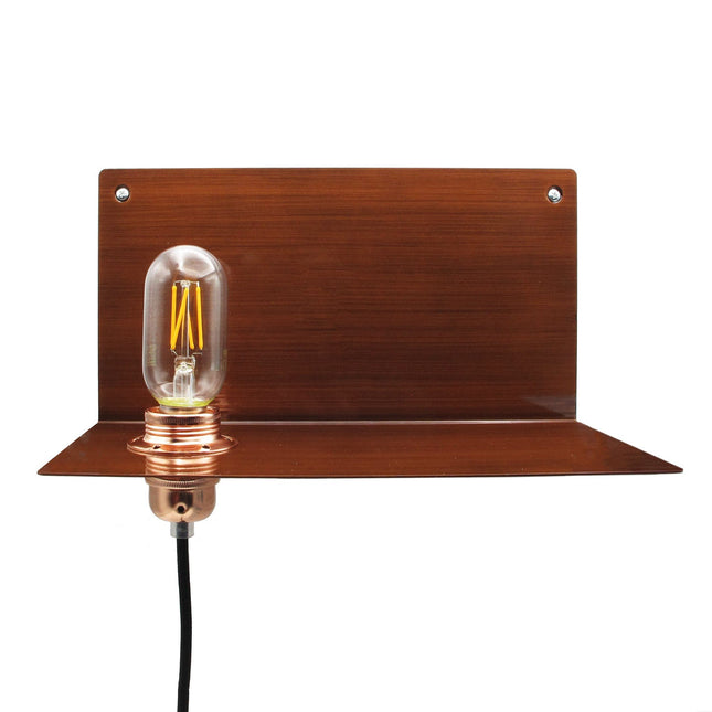 Kynda Light Metalen wandplank 'Bjorn' | Brons XL