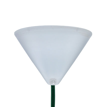 Kynda Light Plafondkap 'Axell' - 1 snoer - Ø110mm | Transparant