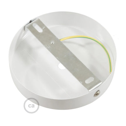 Kynda Light Plafondkap 'Enok XL' - 120 mm - metaal - 1 snoer | Wit (mat)