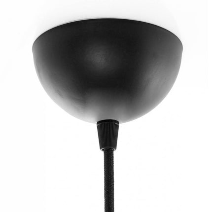 Kynda Light Plafondkap 'Hemming' metaal - 1 snoer - Ø100mm | Zwart