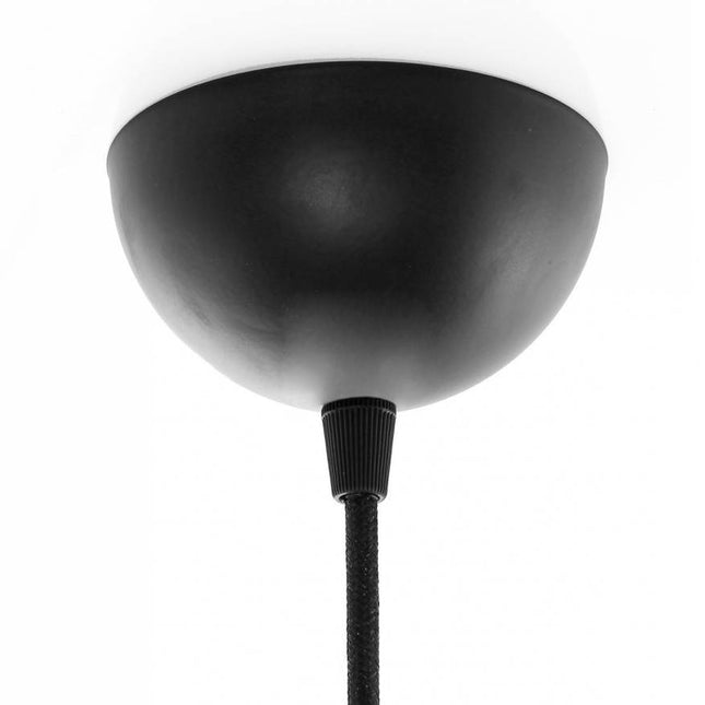 Kynda Light Plafondkap 'Hemming' metaal - 1 snoer - Ø100mm | Zwart