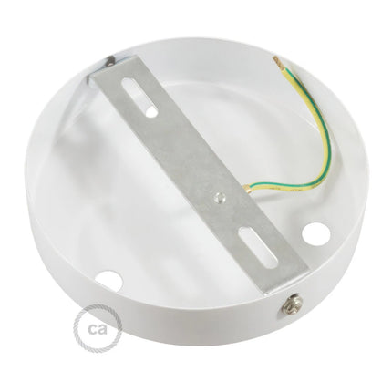 Kynda Light Plafondkap 'Latham XL' - 120 mm metaal - 3 snoeren | Wit (mat)