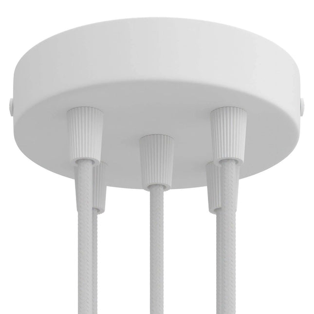 Kynda Light Plafondkap metaal - 5 snoeren | Wit (mat)
