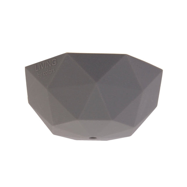 Kynda Light Plafondkap siliconen 'Facet' - 1 snoer - Ø100mm | Grijs