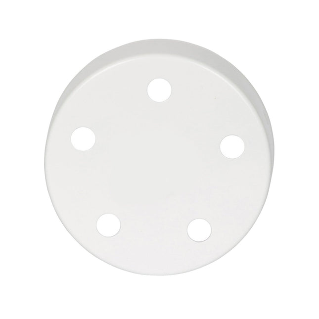 Kynda Light Plafondkap 'Vidar' metaal Wit (glans) - 5 snoeren
