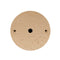 Kynda Light Plafondkap 'Woody' rond hout - 1 snoer - Ø95mm