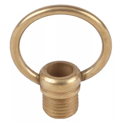 Kynda Light Ringnippel (beweegbaar) M10 met buitendraad | Messing
