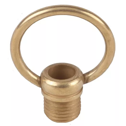 Kynda Light Ringnippel (beweegbaar) M10 met buitendraad | Messing