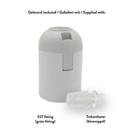 Kynda Light Siliconen fitting 'Kare' | Rood