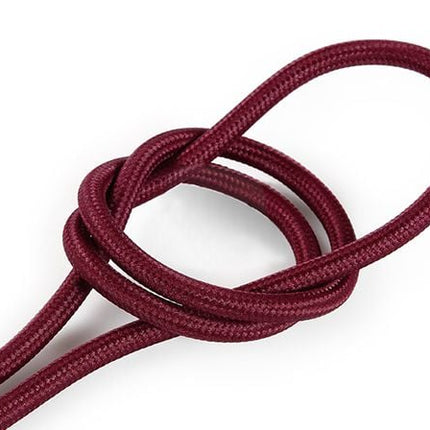 Kynda Light Strijkijzersnoer Bordeaux rood - rond, effen