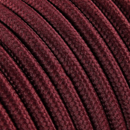 Kynda Light Strijkijzersnoer Bordeaux rood - rond, effen