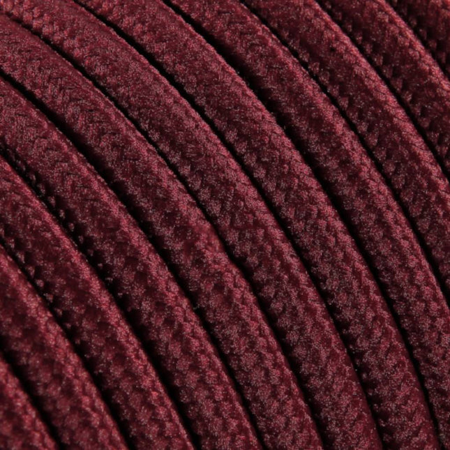 Kynda Light Strijkijzersnoer Bordeaux rood - rond, effen