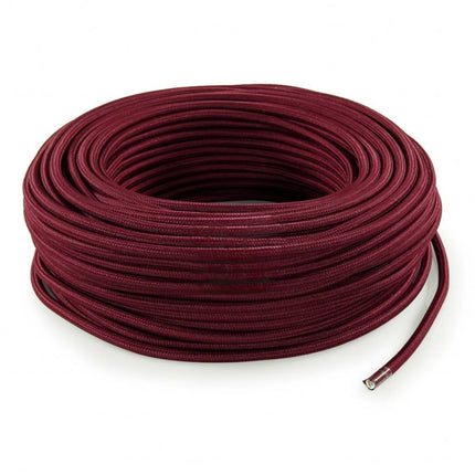 Kynda Light Strijkijzersnoer Bordeaux rood - rond, effen