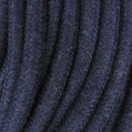 Kynda Light Strijkijzersnoer Donkerblauw Jeans - rond, linnen