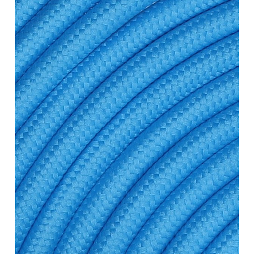 Kynda Light Strijkijzersnoer Felblauw - rond, effen stof