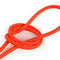 Kynda Light Strijkijzersnoer Fluor oranje - rond, effen stof