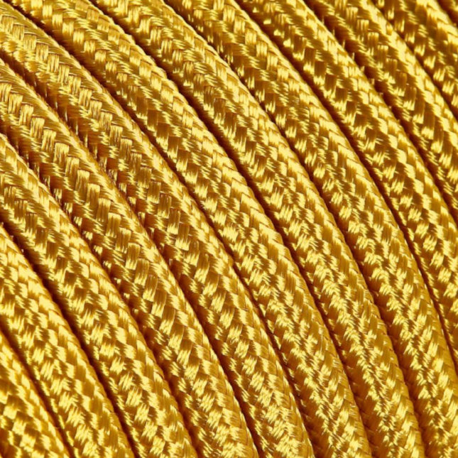 Kynda Light Strijkijzersnoer Goud - rond, effen stof