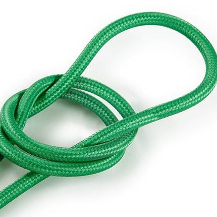 Kynda Light Strijkijzersnoer Groen - rond, effen stof