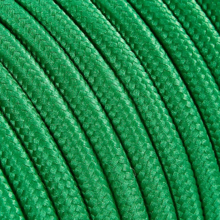 Kynda Light Strijkijzersnoer Groen - rond, effen stof