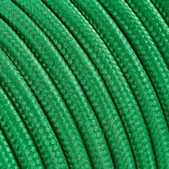 Kynda Light Strijkijzersnoer Groen - rond, effen stof
