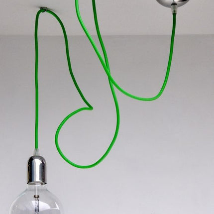 Kynda Light Strijkijzersnoer Groen - rond, effen stof