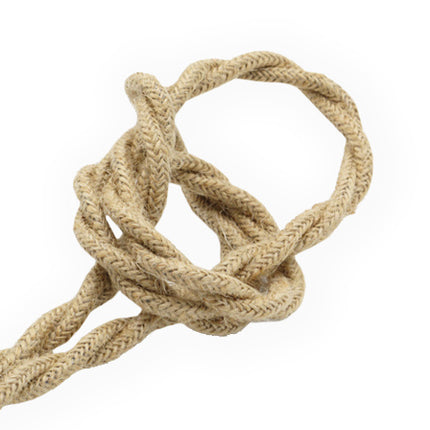 Kynda Light Strijkijzersnoer Jute - gedraaid