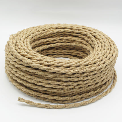 Kynda Light Strijkijzersnoer Jute - gedraaid