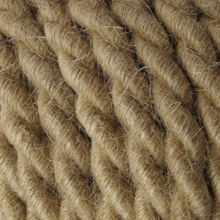 Kynda Light Strijkijzersnoer Jute - gedraaid - ø12mm