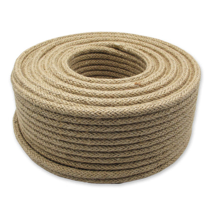 Kynda Light Strijkijzersnoer Jute Raw | 3-polig