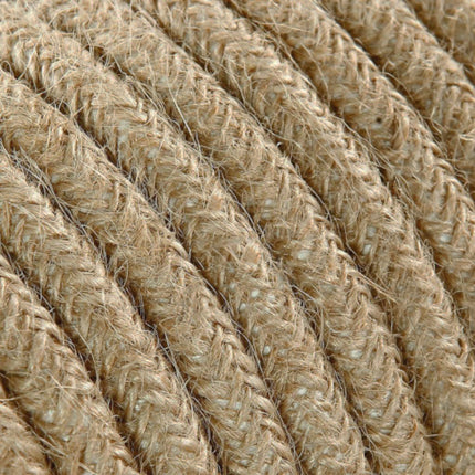 Kynda Light Strijkijzersnoer Jute - rond