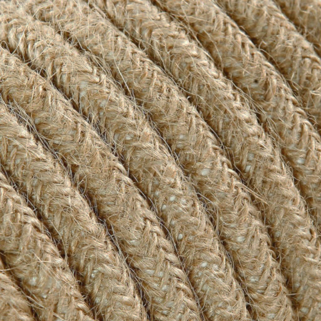 Kynda Light Strijkijzersnoer Jute - rond