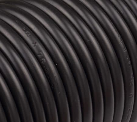Kynda Light Strijkijzersnoer Kunststof PVC Zwart - rond