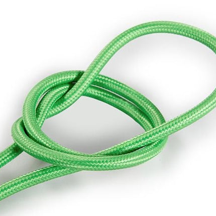 Kynda Light Strijkijzersnoer Licht groen - rond, effen stof