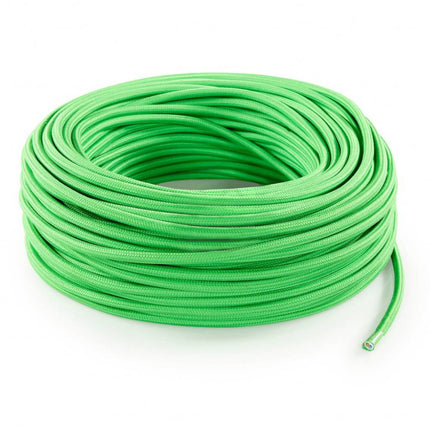 Kynda Light Strijkijzersnoer Licht groen - rond, effen stof