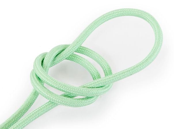 Kynda Light Strijkijzersnoer Lichtgroen - rond, linnen