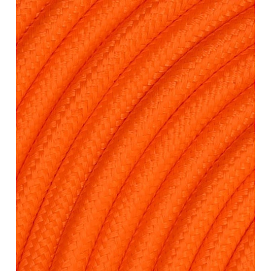 Kynda Light Strijkijzersnoer Oranje - rond, effen stof