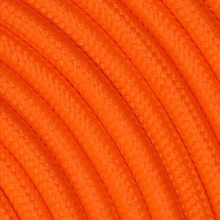 Kynda Light Strijkijzersnoer Oranje - rond, effen stof
