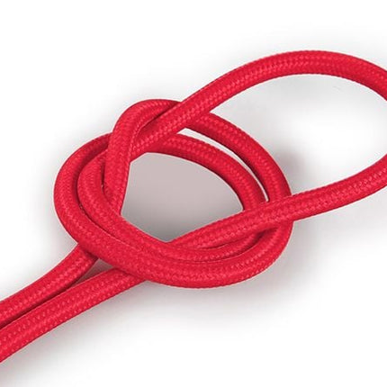 Kynda Light Strijkijzersnoer Rood - rond, effen stof